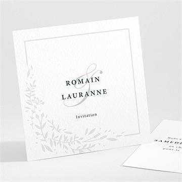 Carton d'invitation mariage en relief