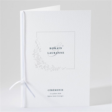 Livret de messe mariage en relief