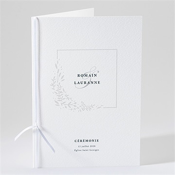 Livret de messe mariage en relief