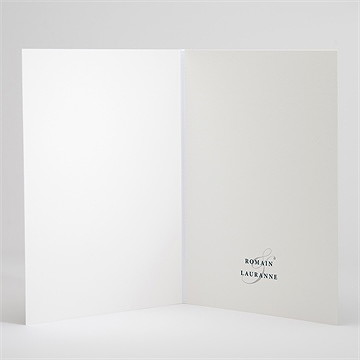 Livret de messe mariage en relief - Intérieur du livret