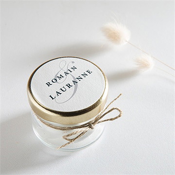 Sticker mariage en relief - Mise en situation