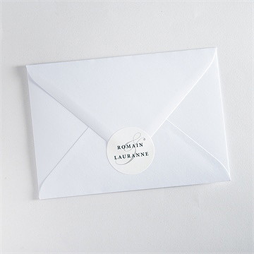 Sticker mariage en relief - Mise en situation