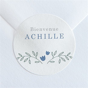 Sticker naissance profil craquant