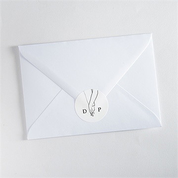 Sticker mariage belle esquisse - Mise en situation