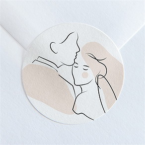 Sticker mariage tendres