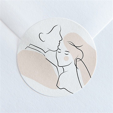 Sticker mariage tendres
