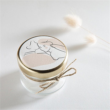 Sticker mariage tendres - Mise en situation