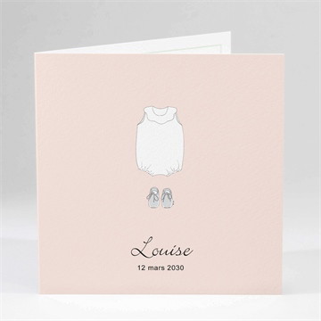 Faire-part naissance irresistible