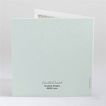 Faire-part naissance so cute - Dos du faire-part