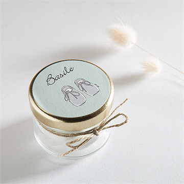 Sticker naissance so cute - Mise en situation