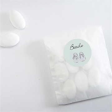 Sticker naissance so cute - Mise en situation