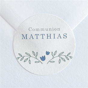 Sticker communion tendre profil