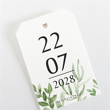 Etiquette mariage nature chic - Mise en situation