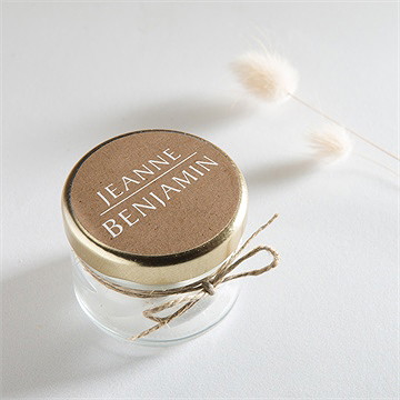 Sticker mariage nature chic - Mise en situation