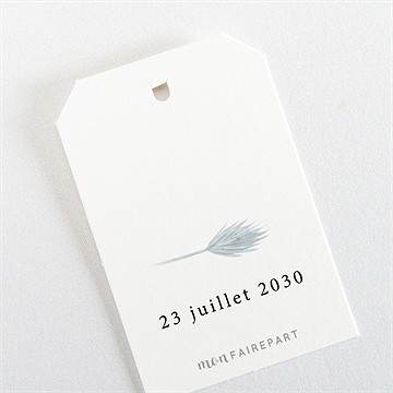 Etiquette mariage art champêtre - Mise en situation