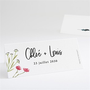 Marque-place mariage art champêtre