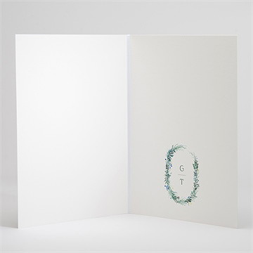 Livret de messe mariage poésie d'aquarelle - Intérieur du livret