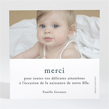 Remerciement naissance jolie comptine