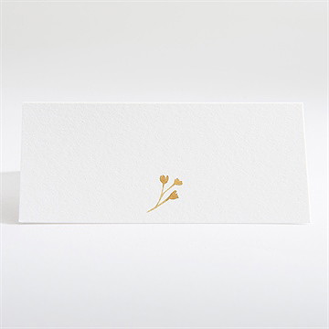 Marque-place mariage nature et lumière - Dos du marque-place