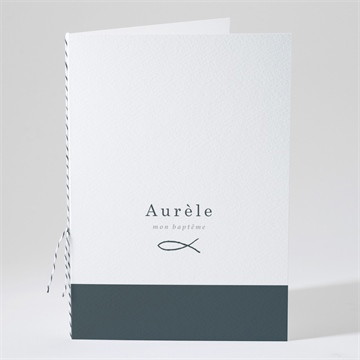 Livret de messe baptême ichthus