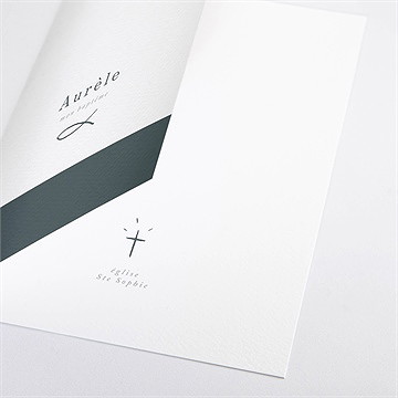 Livret de messe baptême ichthus - Détail du livret