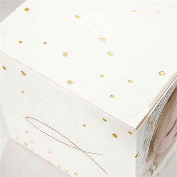 Boîte de dragées baptême jolie sagesse - Détail de la boîte