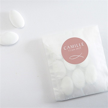 Sticker communion jolies grâces - Mise en situation