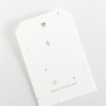 Etiquette baptême lumière ! - Mise en situation