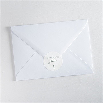 Sticker baptême lumière ! - Mise en situation