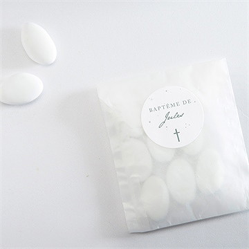Sticker baptême lumière ! - Mise en situation