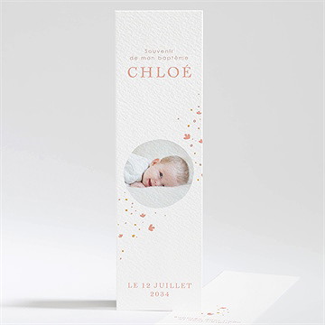 Signet baptême subtil tressage