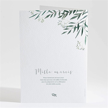 Livret de messe communion touche champêtre - Dos du livret