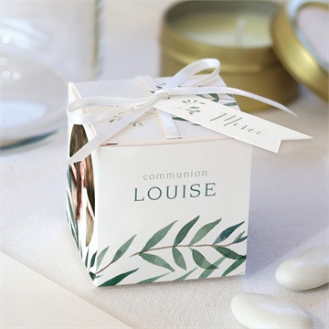 Boîte à dragées - cube