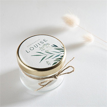 Sticker communion touche champêtre - Mise en situation