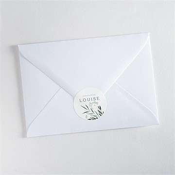 Sticker communion touche champêtre - Mise en situation