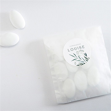 Sticker communion touche champêtre - Mise en situation