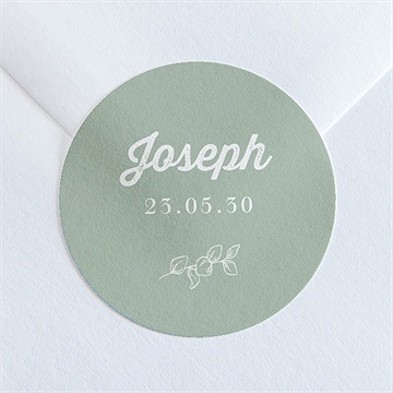 Sticker naissance multi photos