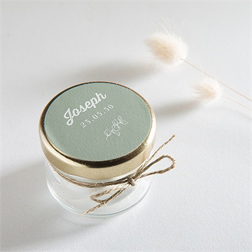 Sticker naissance multi photos - Mise en situation