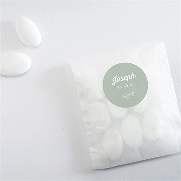 Sticker naissance multi photos - Mise en situation