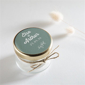 Sticker naissance joyeuse mosaïque - Mise en situation