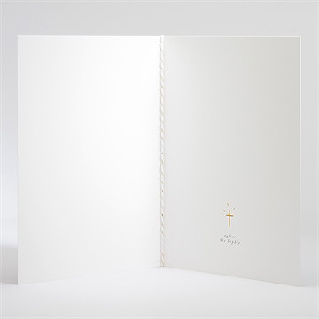 Livret de messe communion jaune et or - Intérieur du livret