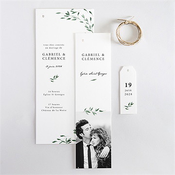 Faire-part mariage so chic - Vue d'ensemble