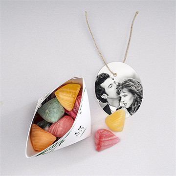 Boîte surprise mariage so chic - Intérieur de la boîte