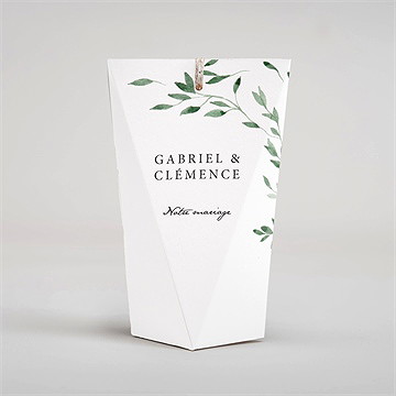 Boîte surprise mariage so chic - Dos de la boîte