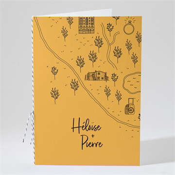 Livret de messe mariage bohême chic