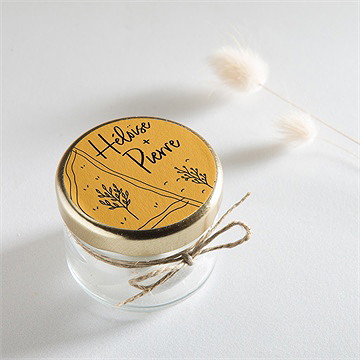 Sticker mariage bohême chic - Mise en situation