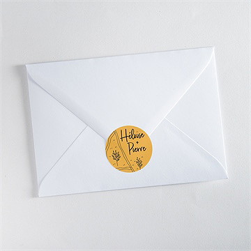 Sticker mariage bohême chic - Mise en situation