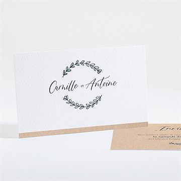 Carton d'invitation mariage tellement nous