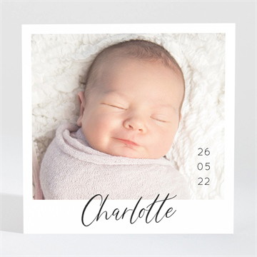 Faire-part naissance mon petit pola