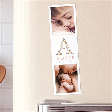 Faire-part naissance belle initiale